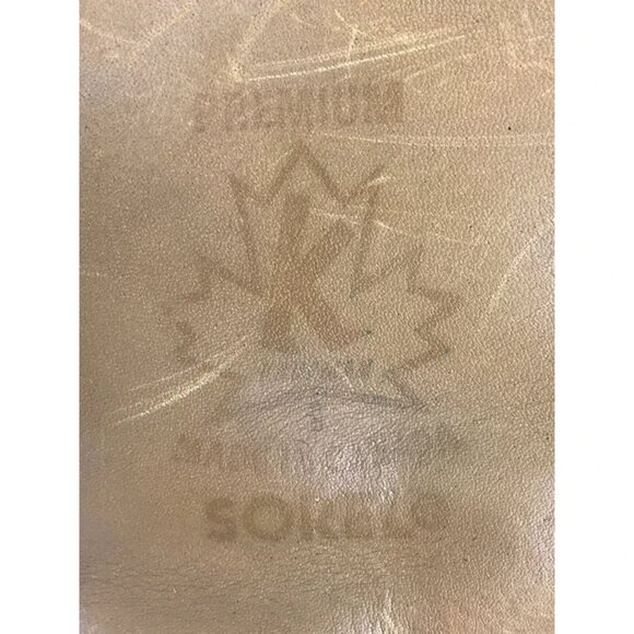 Sorel Womens Premium Kaufman Brown Beige Cheyenne Leather Snow Boots Size US 6 - Picture 10 of 10